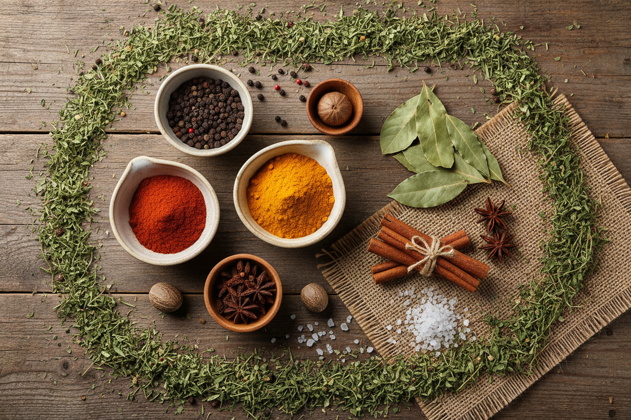 Seasonings, Spices & Herbs