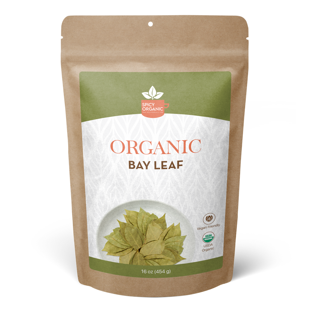 Organic Bay Leaves — USDA Certified, Non-GMO | Soups, Slow Cooking & Pickling Brines
