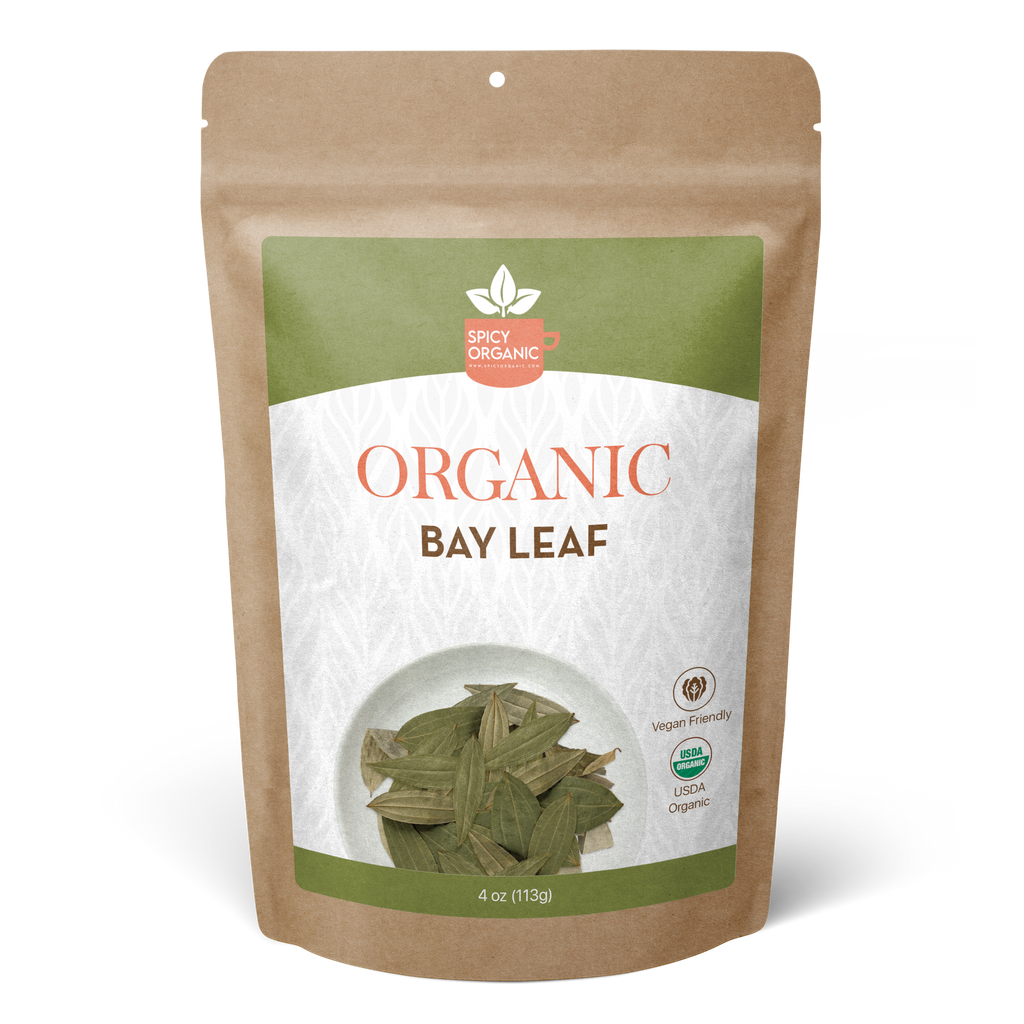 Organic Bay Leaves — USDA Certified, Non-GMO | Soups, Slow Cooking & Pickling Brines