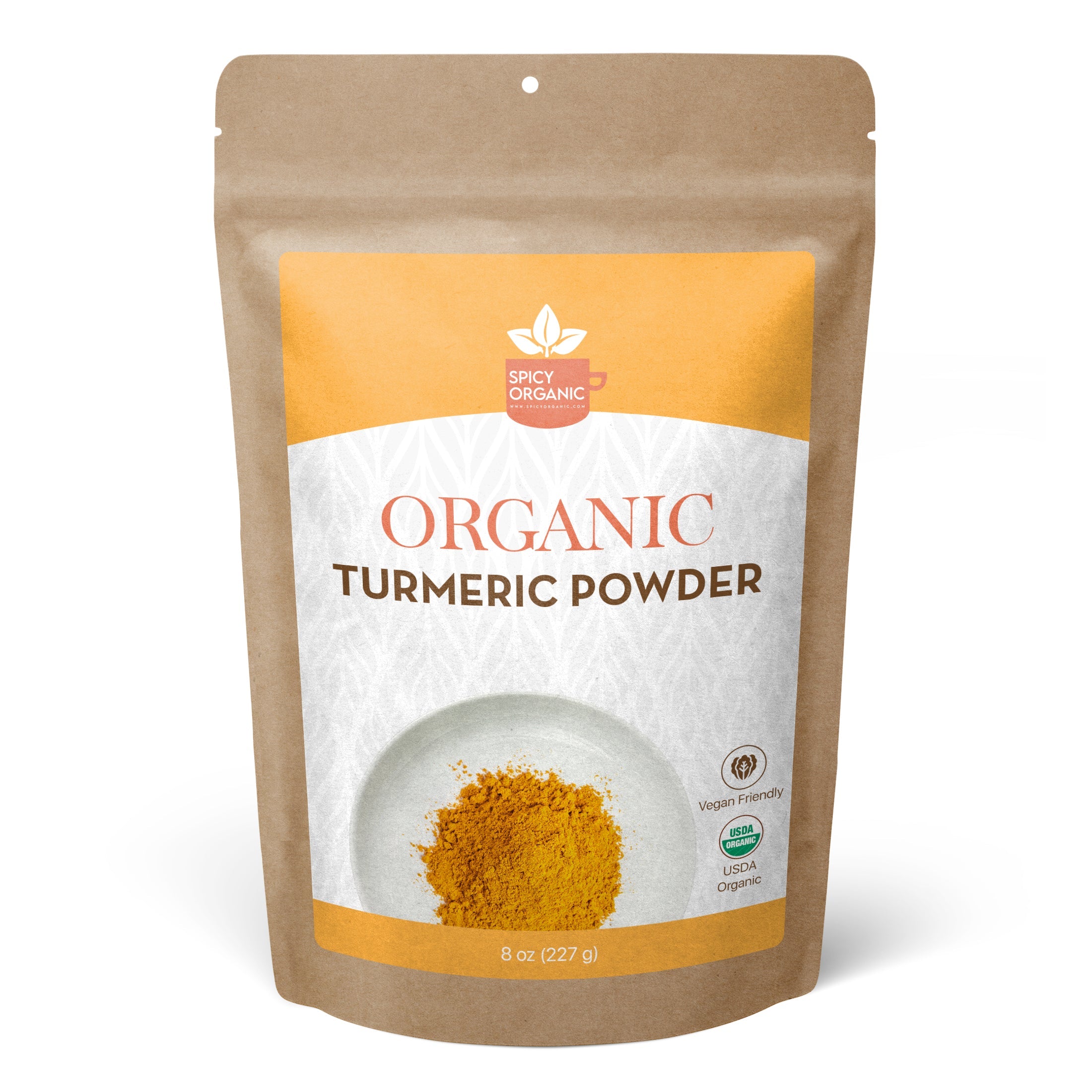 Organic Turmeric Powder — USDA Certified, Non-GMO | Golden Milk, Curries & Spice Blends
