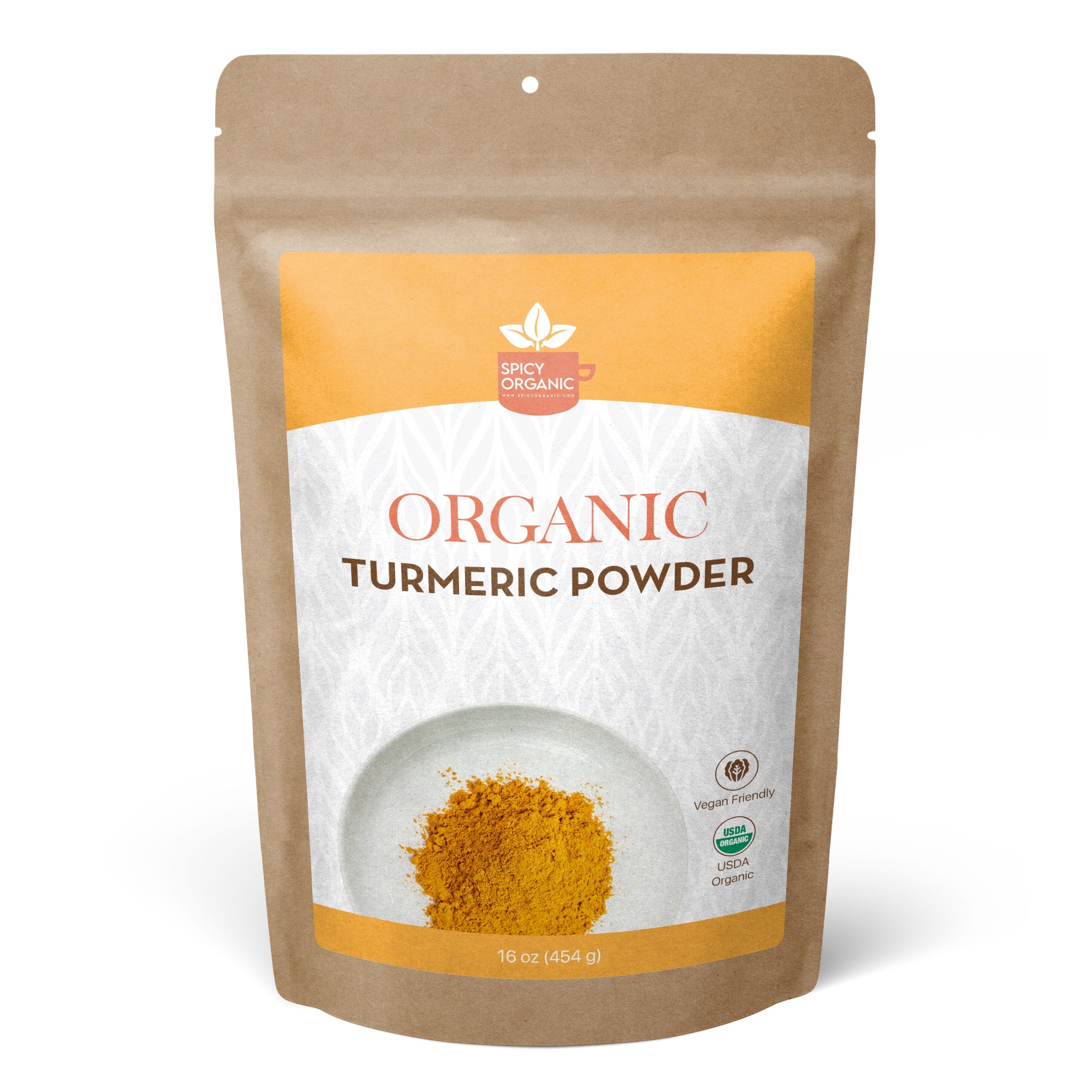 Organic Turmeric Powder — USDA Certified, Non-GMO | Golden Milk, Curries & Spice Blends