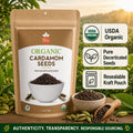 Organic Cardamom Seeds — USDA Certified | Chai, Coffee & Indian Desserts