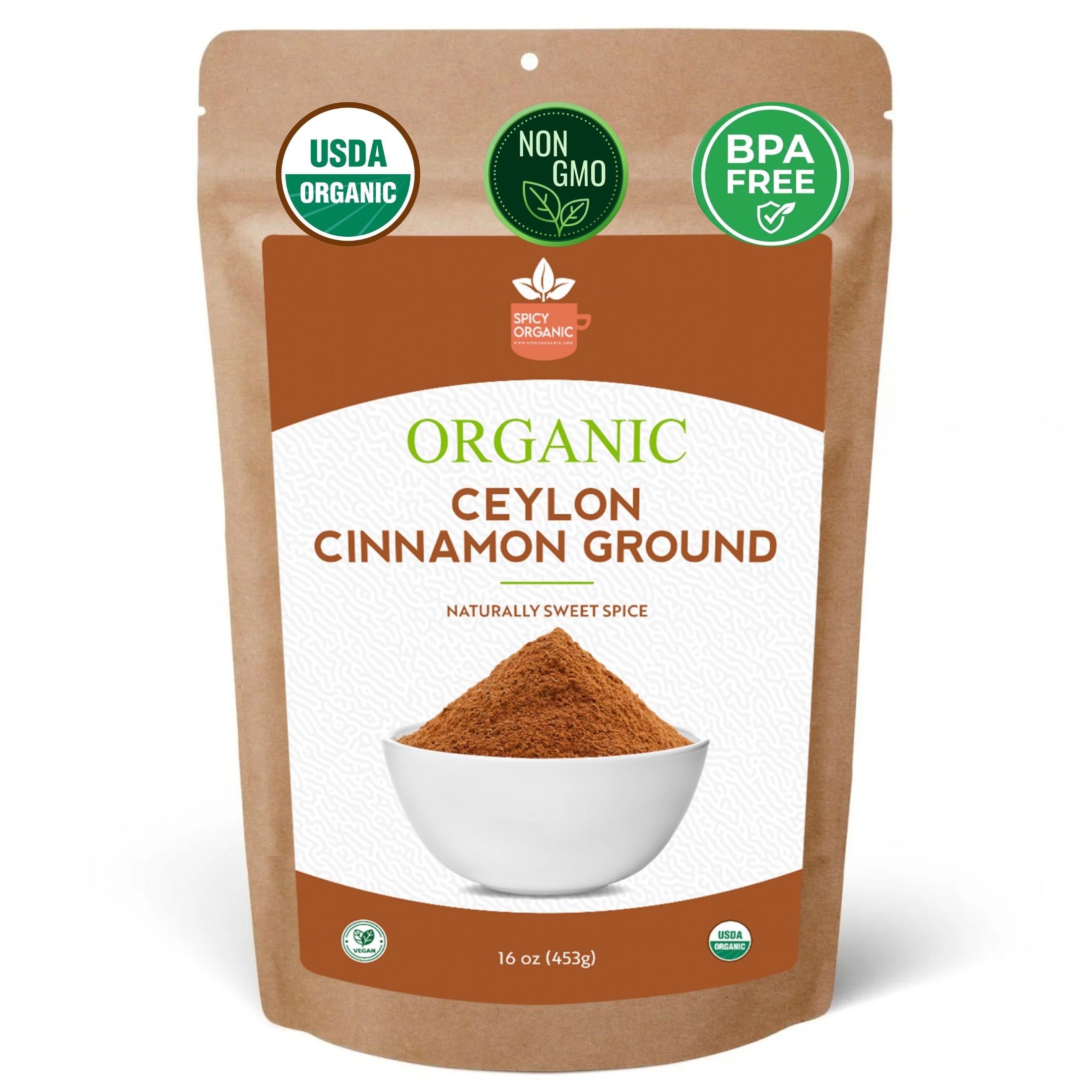 Organic Ceylon Cinnamon Powder — True Cinnamon from Sri Lanka | USDA Certified  Organic