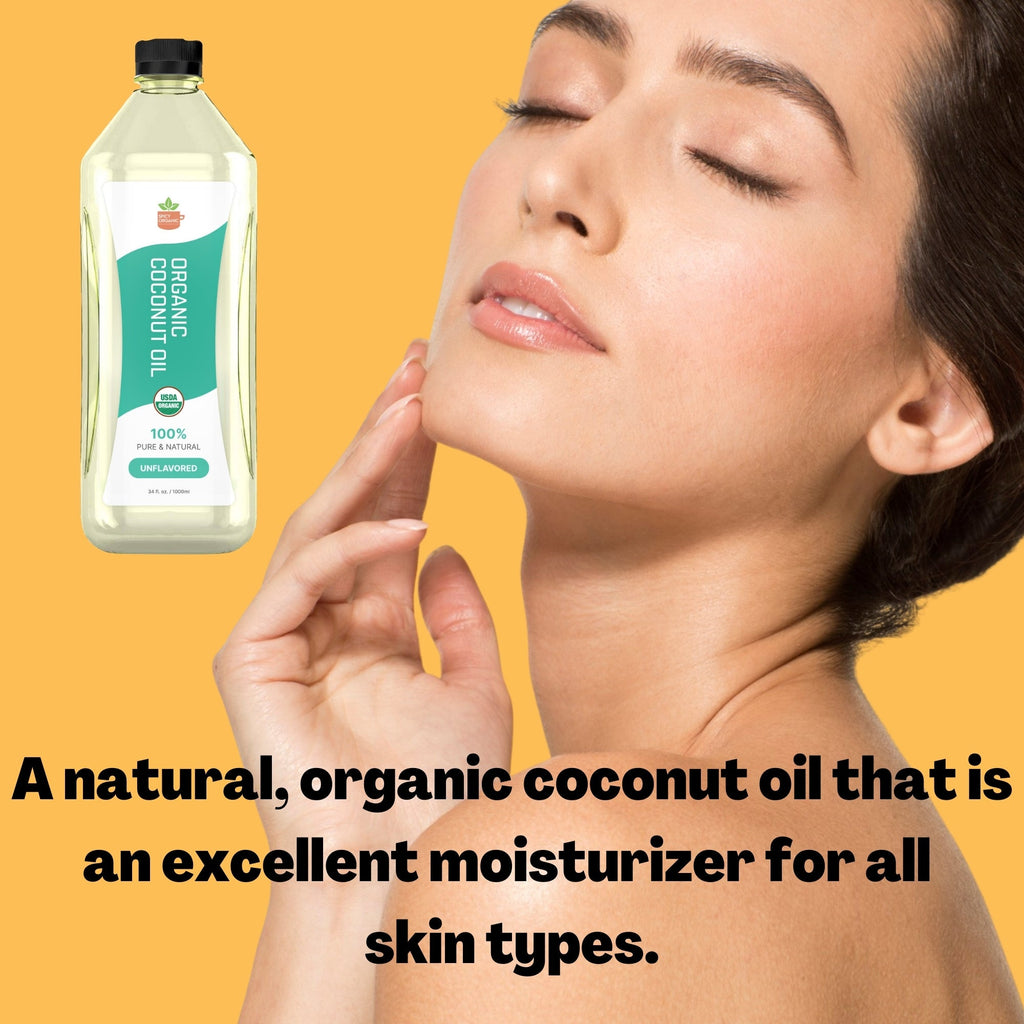 Organic Coconut Oil – USDA Certified Organic Cooking Oil, 34 fl oz