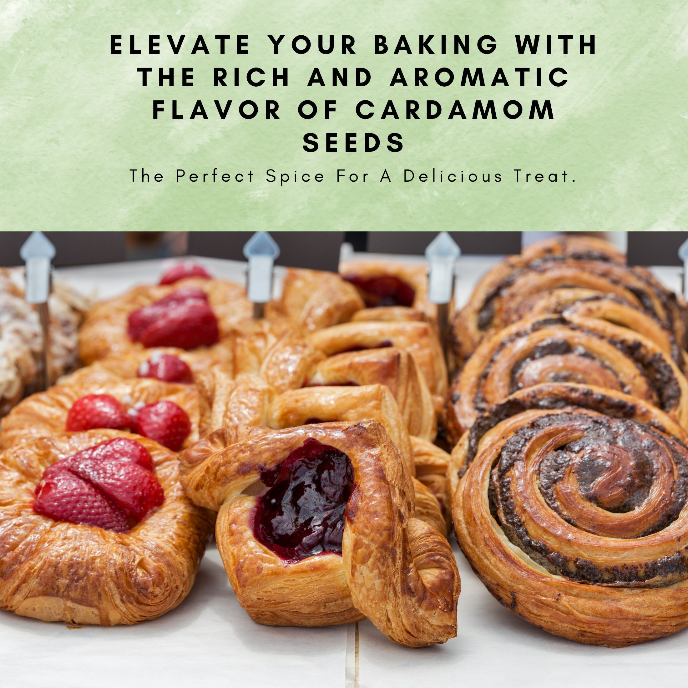 Organic Cardamom Seeds — USDA Certified | Chai, Coffee & Indian Desserts