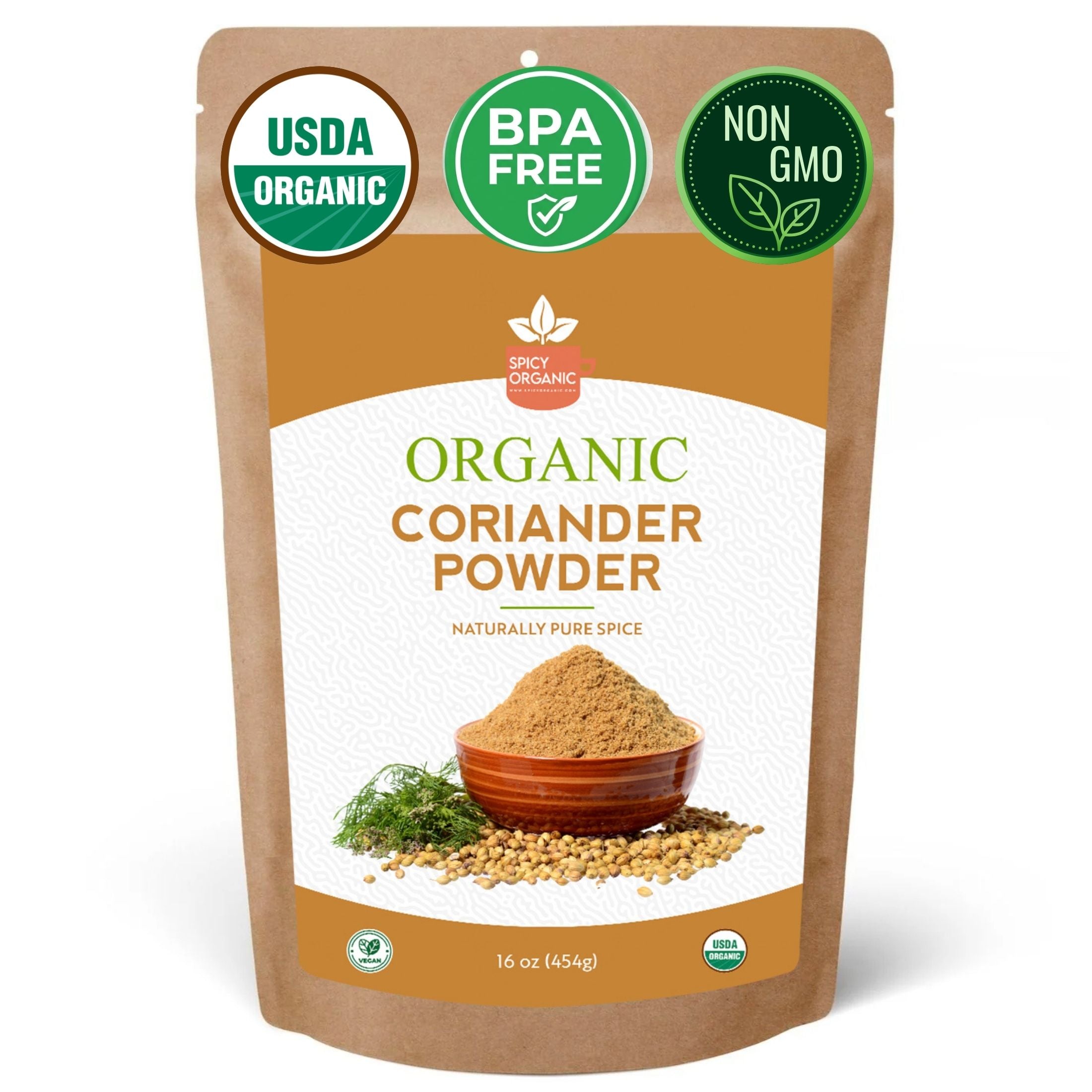 Organic Coriander Powder – USDA Certified Organic Ground Coriander Seeds