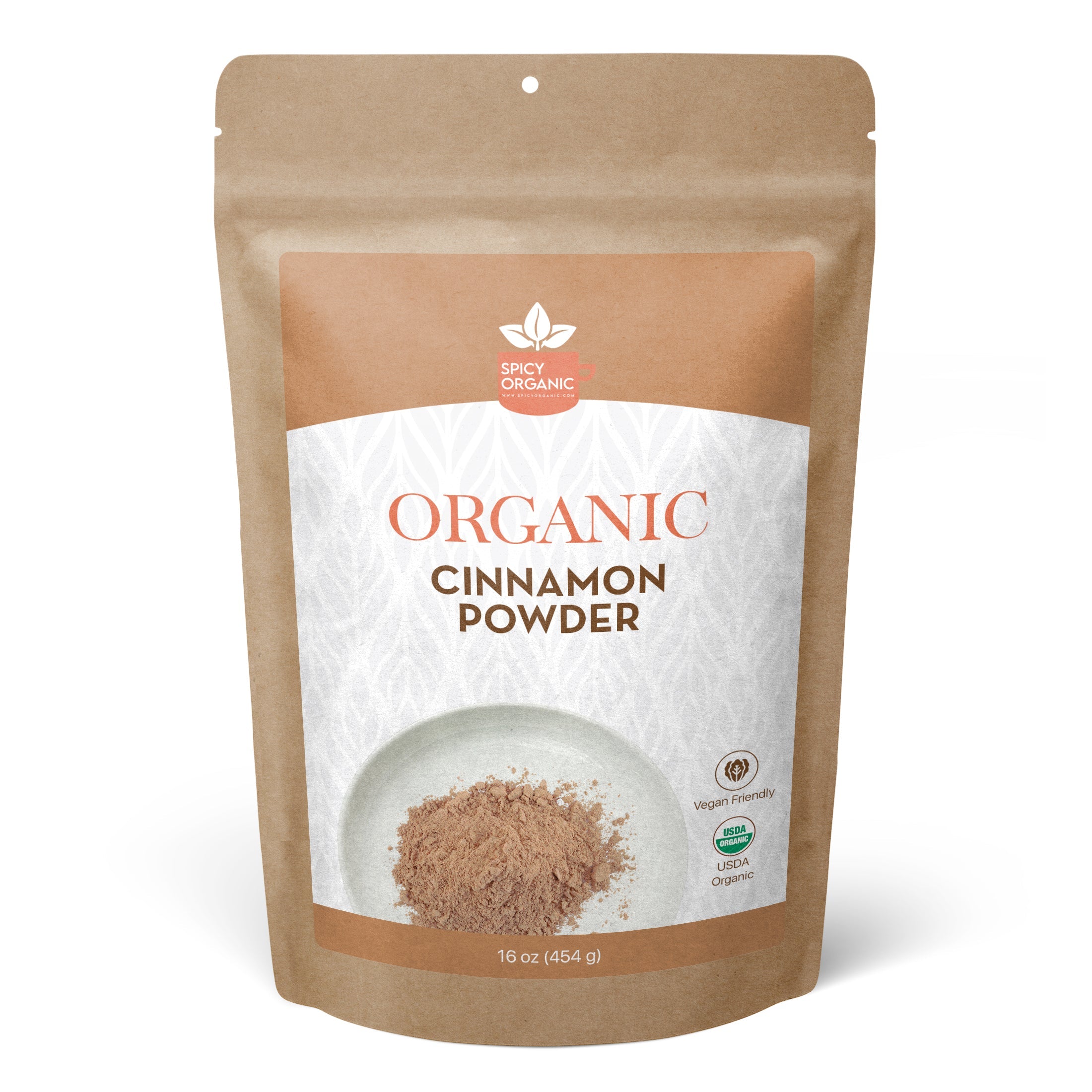 Organic Cassia Cinnamon Powder — USDA Certified, Non-GMO | Chai, Oatmeal & Spiced Baking