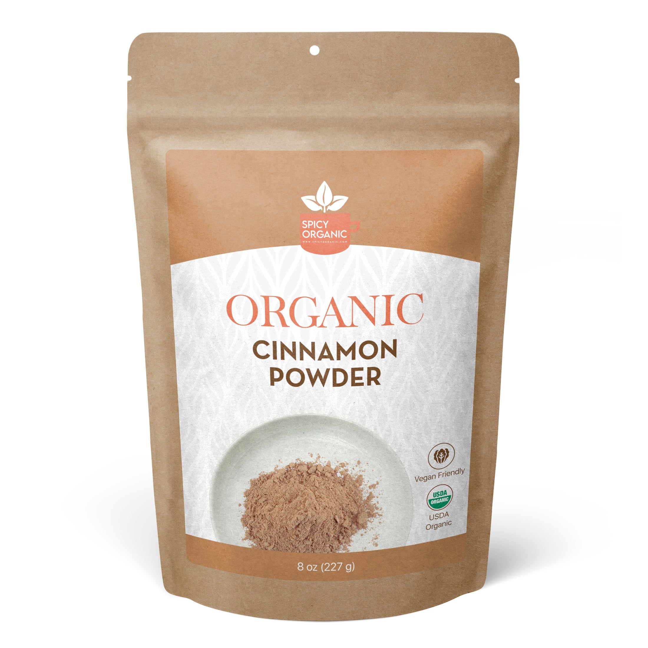 Organic Cassia Cinnamon Powder — USDA Certified, Non-GMO | Chai, Oatmeal & Spiced Baking