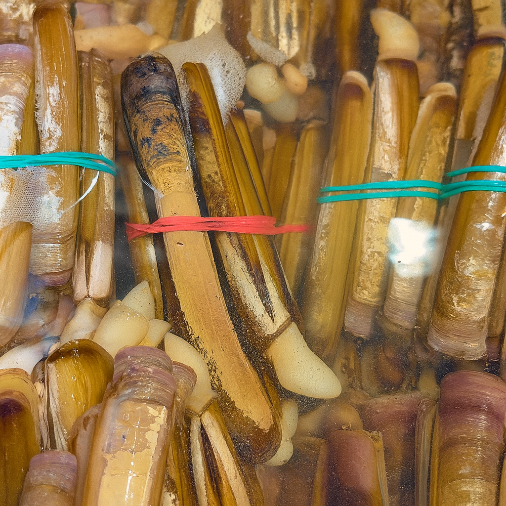 Live Ireland Razor Clams – Fresh 5 lbs, Wild-Caught, Ready to Cook