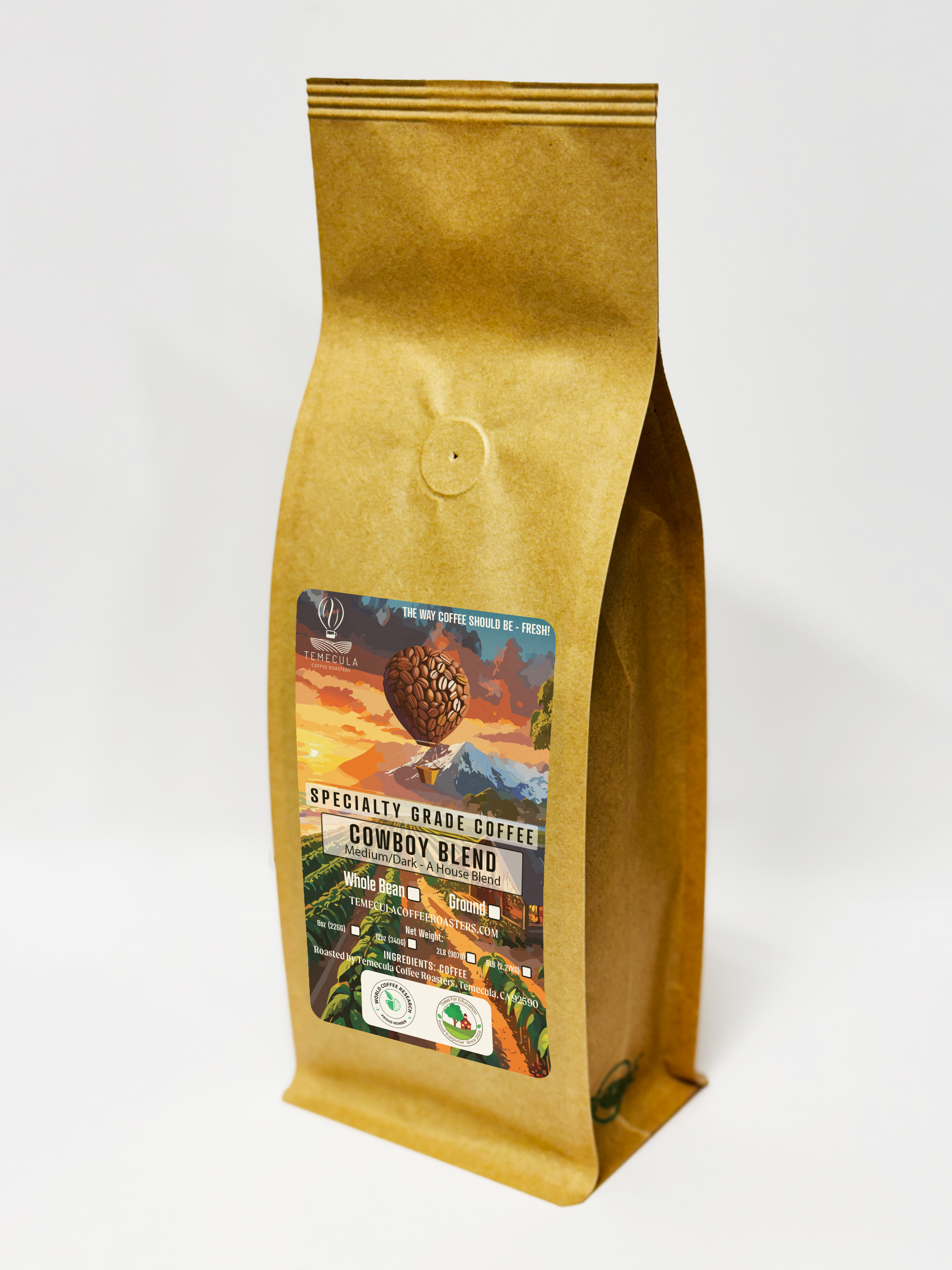 Cowboy Blend - Medium and Dark Roast