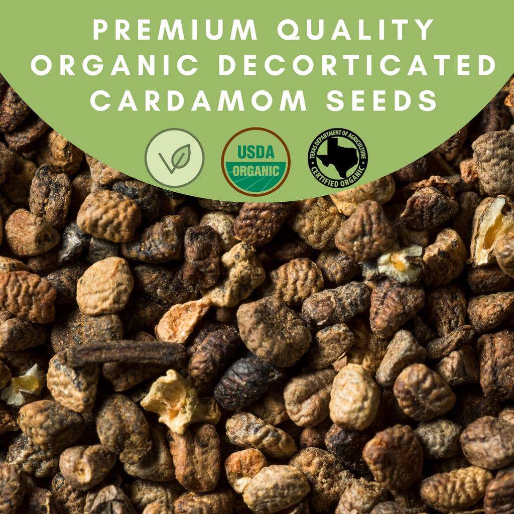 Organic Cardamom Seeds — USDA Certified | Chai, Coffee & Indian Desserts