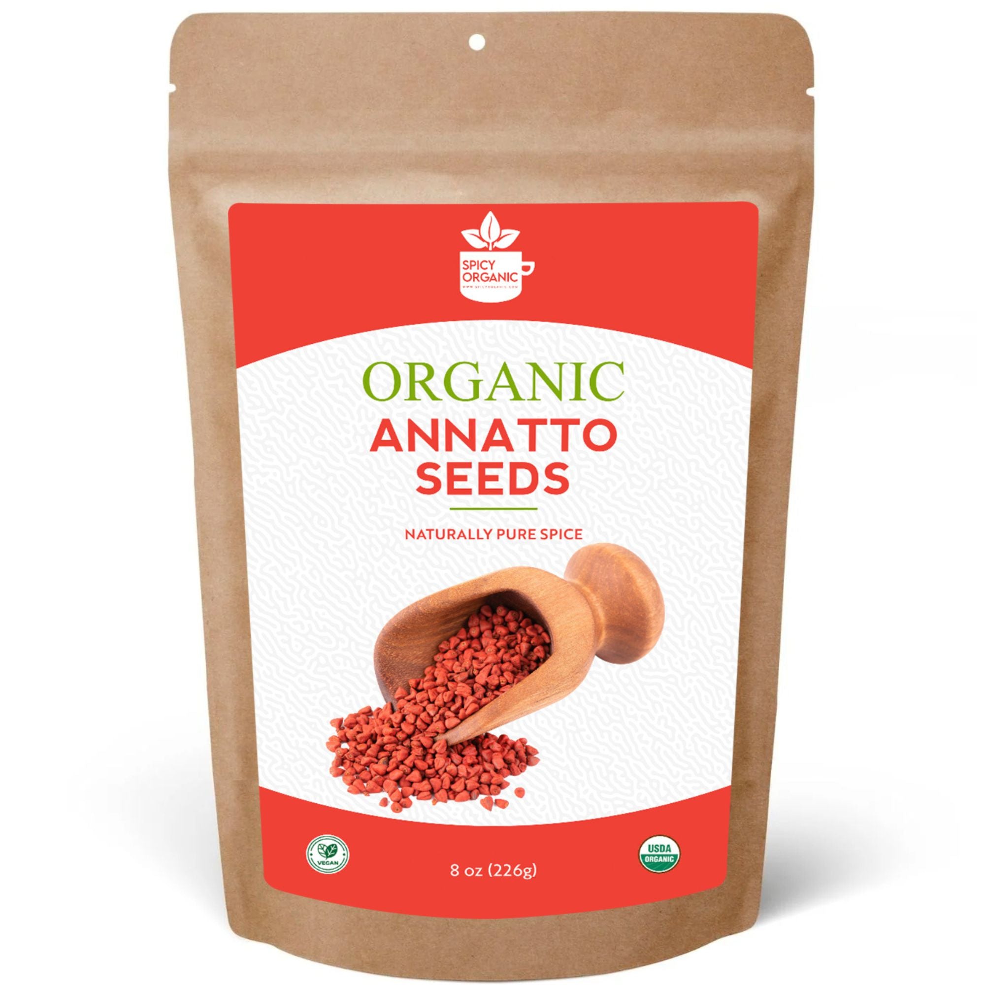 Organic Annatto Seeds — USDA Certified | Achiote Paste, Rice & Recado Rojo