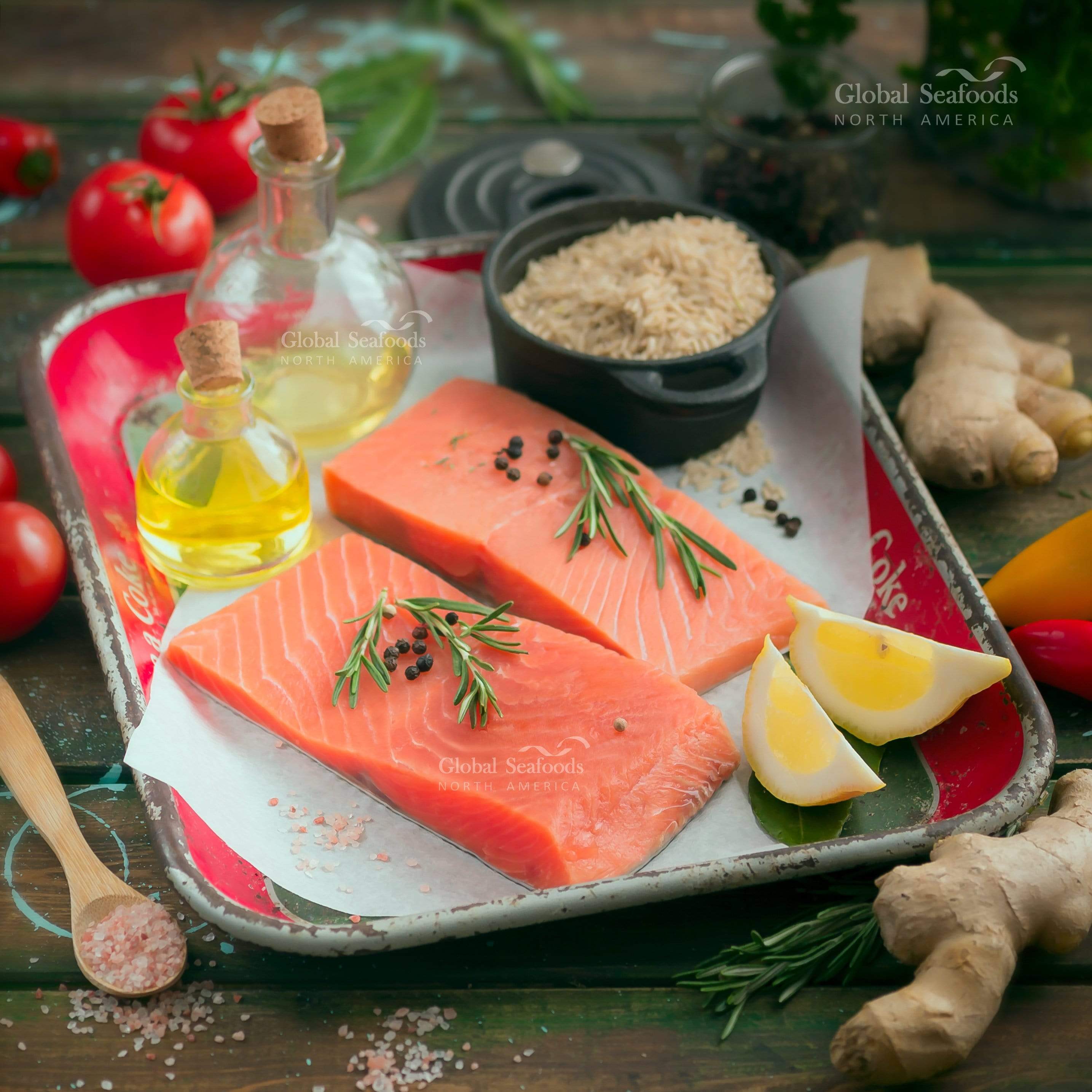 Premium Coho Salmon Fillet Portions - Fresh