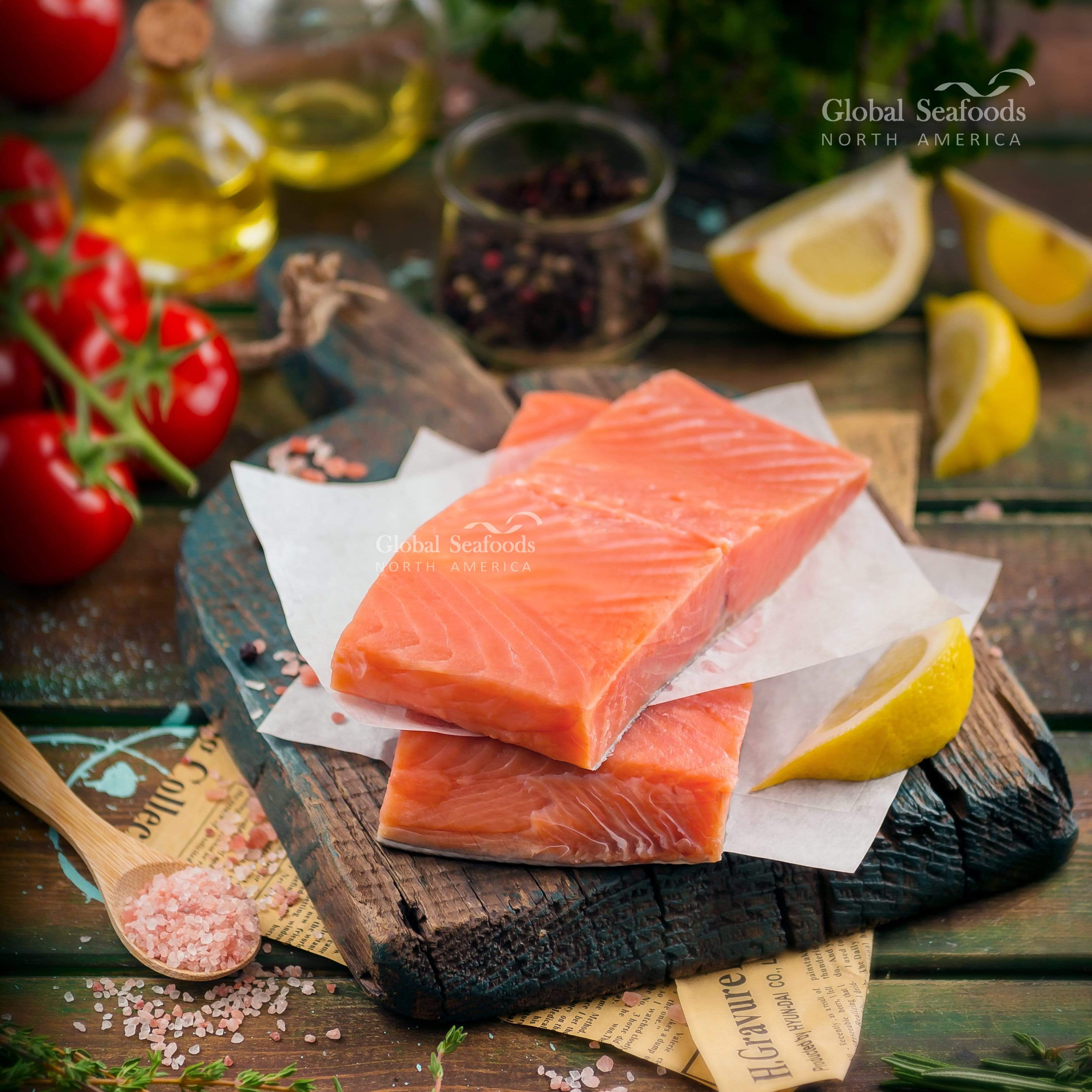 Premium Coho Salmon Fillet Portions - Fresh